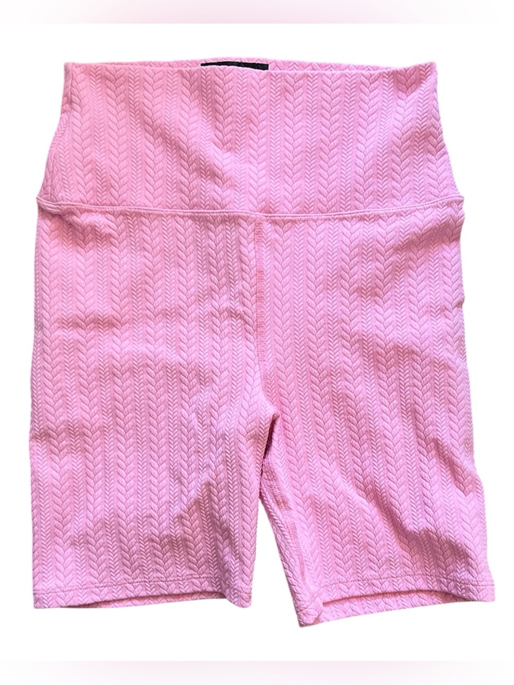 Beach Riot Sport Pink Textured Biker Shorts | Small
